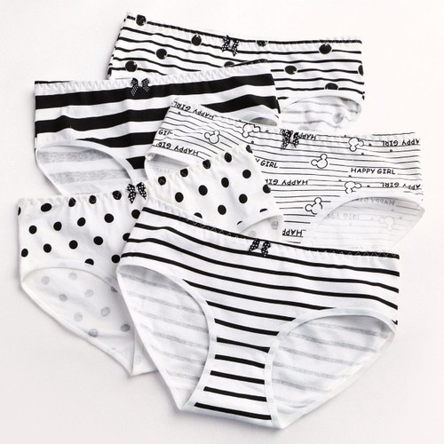 Women's Panties Cotton Stripes Dot Print