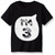 Children Summer Short Sleeve T-Shirt Kids White/Black