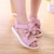 Girl's Sandals Summer Kids Bow Design - Pink