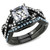 IP Black (Ion Plating) Stainless Steel Ring