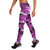 Pink & Purple Camo Leggings for Women