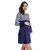 Women's Stripe Dress Long Sleeve Flare Maternity
