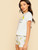 Banana Print Pocket Front Top w/Shorts Pajamas