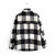 Women's Long Sleeve Elegant Plaid Jacket Coat