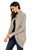 Khaki Super Soft Long Sleeve Open Cardigan