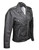 Women's Vegan Moto Style Faux Leather Jacket Zip Design