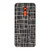 Puzzled lines- Soot grey Slim Hard Shell Case