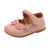 Baby Girl's Shoes Toddler flower unique - Tan