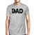 Dad Golf Men's Gray Graphic Tee Shirt