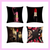 Cosmetic Lipstick Makeup Throw Pillows Black