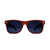 Red Stripe Two Tone Sunglasses Engraved & Polarized