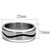 Men's Stainless Steel Epoxy Rings Designed