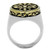 Men's Stainless Steel Epoxy Rings Design U