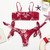 Women & Girl's Bikini Set Ruffles Padded Sexy