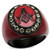 IP Black Stainless Steel Ring Mason Red Designed