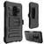 Rugged TUFF Hybrid Armor Hard Defender Case w/Holster for Samsung