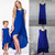 Mother & Daughter Matching Sets Dresses Blue