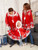 Family Matching Christmas Velvet Cloak Cape