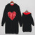 Family Matching Hooded Clothes Hearts