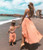 Mother & Daughter Family Matching Sets Dress - Orange