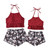 Mommy & Me Family Matching Bikini Mother Daughter Set - Floral
