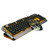 Ninja Dragons Tungsten Gold Metal Frame Gaming Keyboard & Mouse Set