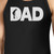 Dad Golf Men's Black Cotton Tank Top Funny Graphic