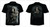 Denim effect Men's T-shirt funny skull short sleeve