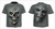 Denim effect Men's T-shirt funny skull short sleeve