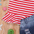 Toddler Baby Girl's Striped Vest Jeans