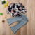 Toddler Girl's Floral Top Jeans Outfits