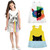 Summer Teen Toddler Girl's Dress O Neck Cat Design