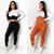 Seamless Yoga Tracksuit for Women Color Patchwork Long Sleeve