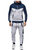 Hooded sports fitness zipper cardigan & pants suit