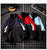 Men's Windbreaker Jacket Fashion Casual Patchwork Loose