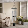 Angel Wings Memorial Wind Chime — personalized sympathy gift for loss of a loved one