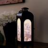 Greatest Gift memorial lantern for loss of mother shown illuminated with 6-inch LED candle