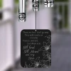 Those We Love Chime sail featuring verse "Those we love don't go away, they walk beside us every day" — personalized with name and dates