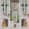 Cardinals Memorial Wind Chime — personalized cardinal sympathy gift for loss of a loved one