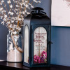 Heaven in Our Home memorial lantern personalized with loved one's name and dates