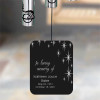 Back of Stars In The Sky Chime sail personalized with loved one's name and dates — memorial remembrance wind chime