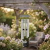 When the Wind Blows Angel Chimes — personalized sympathy wind chime for loss of a loved one