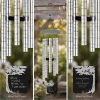 When the Wind Blows Angel Chimes — personalized sympathy wind chime for loss of a loved one