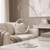 Grandma Loving Grandparent personalized glass memorial ornament shown on optional display stand