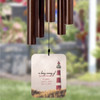 Personalize your memorial wind chime for loss of father