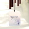 Personalize this wind chime for the perfect sympathy gift