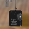 Listen to the Wind® Wind Chime personalized with loved one's name and dates — memorial keepsake gift