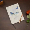 My Happiest Memories personalized memorial journal in white marble