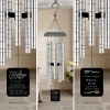 A Father's Goodbye Angel Chime — personalized memorial wind chime for loss of father