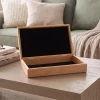 Pet keepsake box is felt lined